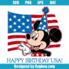 4th Of July Mickey Mouse Svg