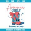 American Girly Svg