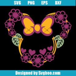 Disney Floral Mother's Day Svg