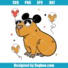 Funny Capybara Svg