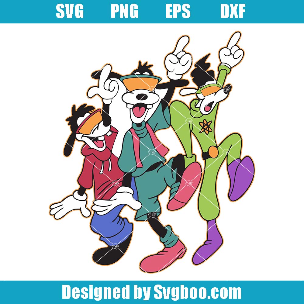 Max Goof Powerline Stand Out World Tour 95 Svg, Walt Disney World Svg