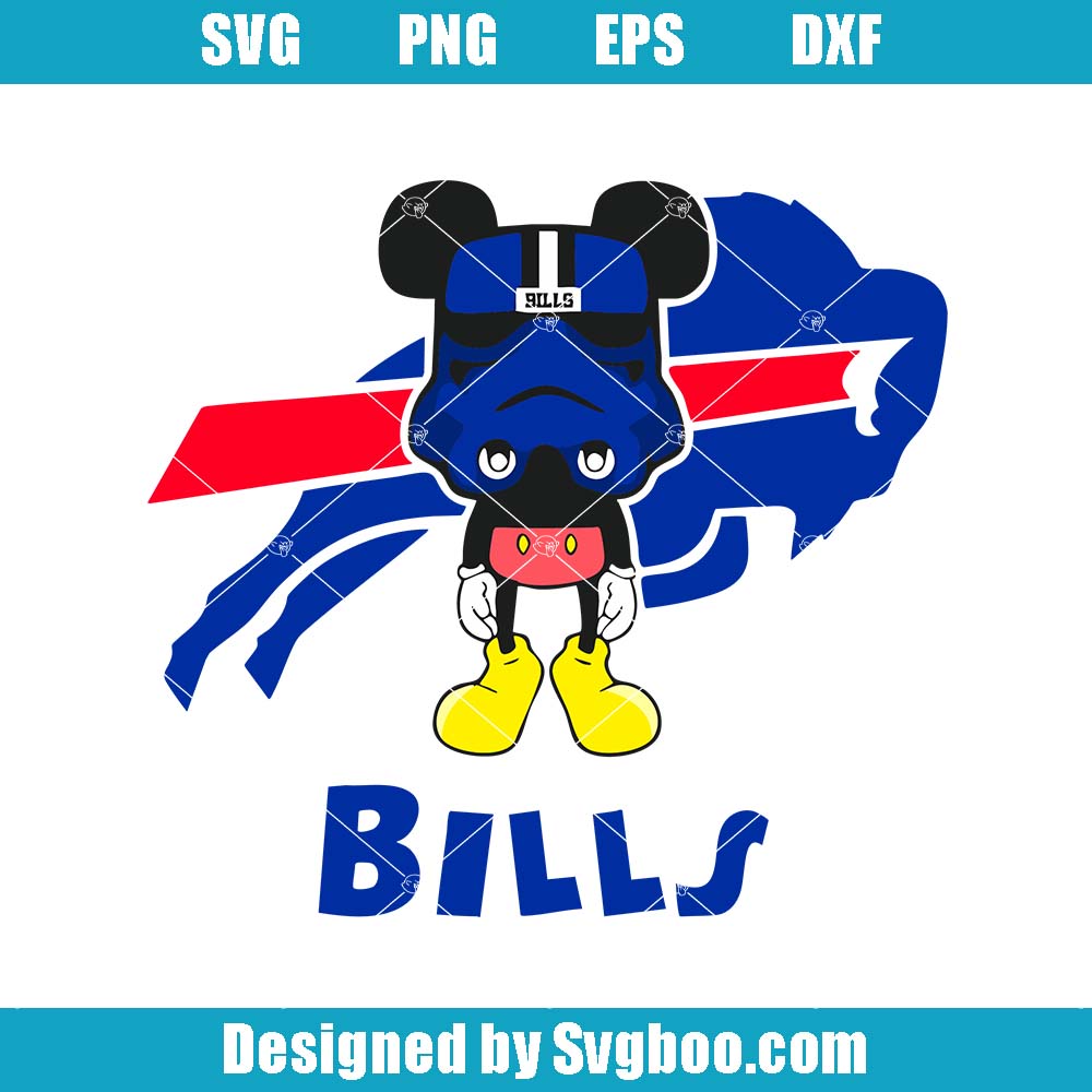 Mickey Mouse Stormtrooper Svg, Buffalo Bills Svg, Funny Mickey Svg