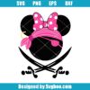 Minnie Mouse Head Pirate Svg