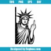 Peering Statue Of Liberty Middle Finger Svg