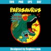 Scary Papasaurus Svg