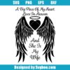 A Big Piece Of My Heart Lives In Heaven Svg