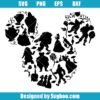 Beauty And The Beast Mouse Head Svg