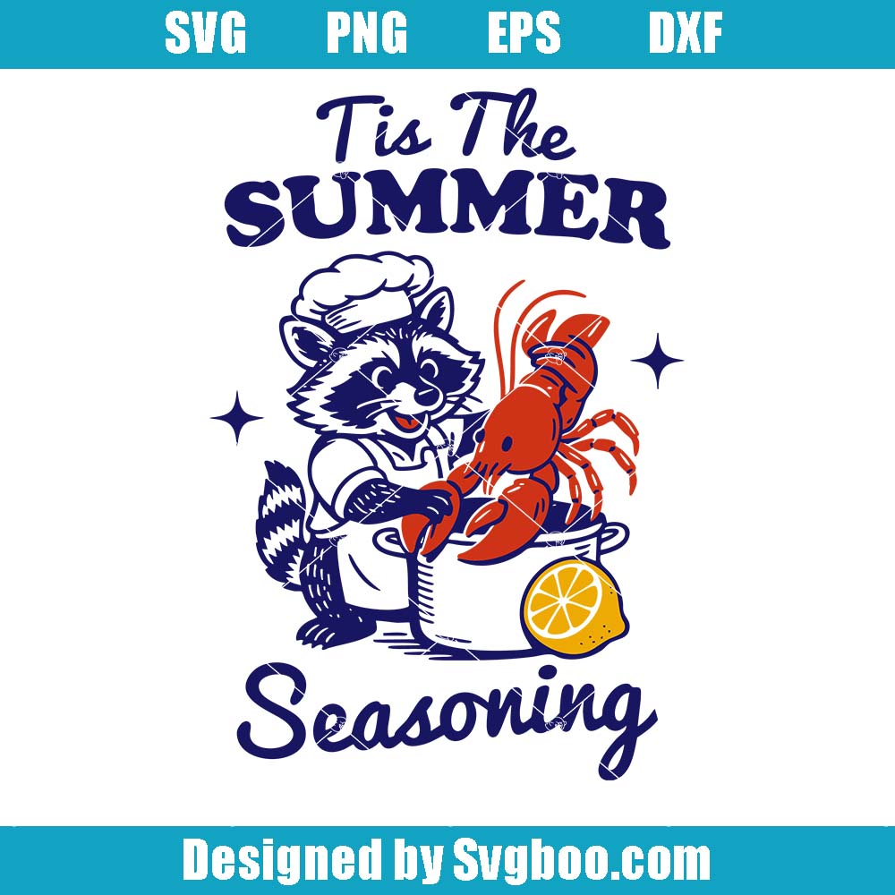 Crawfish Boil Season Svg, Fisherman Aesthetic Crawfish Svg