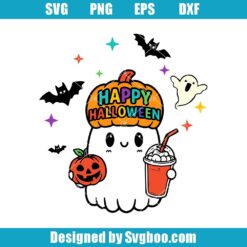 Cute Halloween Ghost Svg