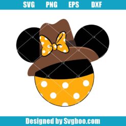 Disney Pilgrim Mickey Head Svg