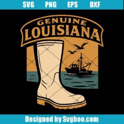 Genuine Fishing Boot Svg