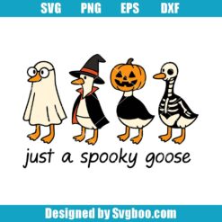 Just A Spooky Goose Svg