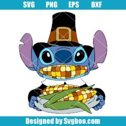 Stitch Thanksgiving Svg