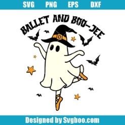Ballet And Boo-Jee Ghost Svg