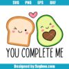 Couple Avocado Svg
