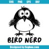 Funny Bird Nerd Svg
