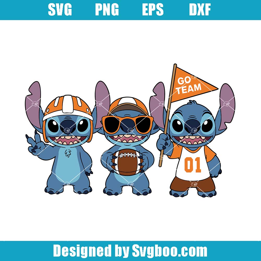 Funny Blue Alien Football Svg, Fall Football Game Day stitch Svg