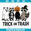 Funny Halloween Racoon Svg,