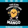 Funny Mango Costume Svg