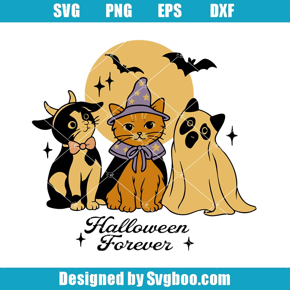 Halloween Black Cat Svg, Pumpkin Fall Vibes Svg, Cat Lover Svg
