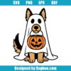 Halloween German shepherd Ghost Svg