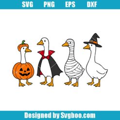 Halloween Goose Svg