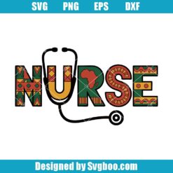 Juneteenth Nurse Svg