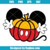 Mickey Mouse Character Pumpkin Svg