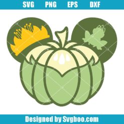 Princess Tiana Pumpkin Svg