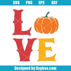 Pumpkin Love Svg