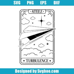 Turbulence Tarot Card Svg