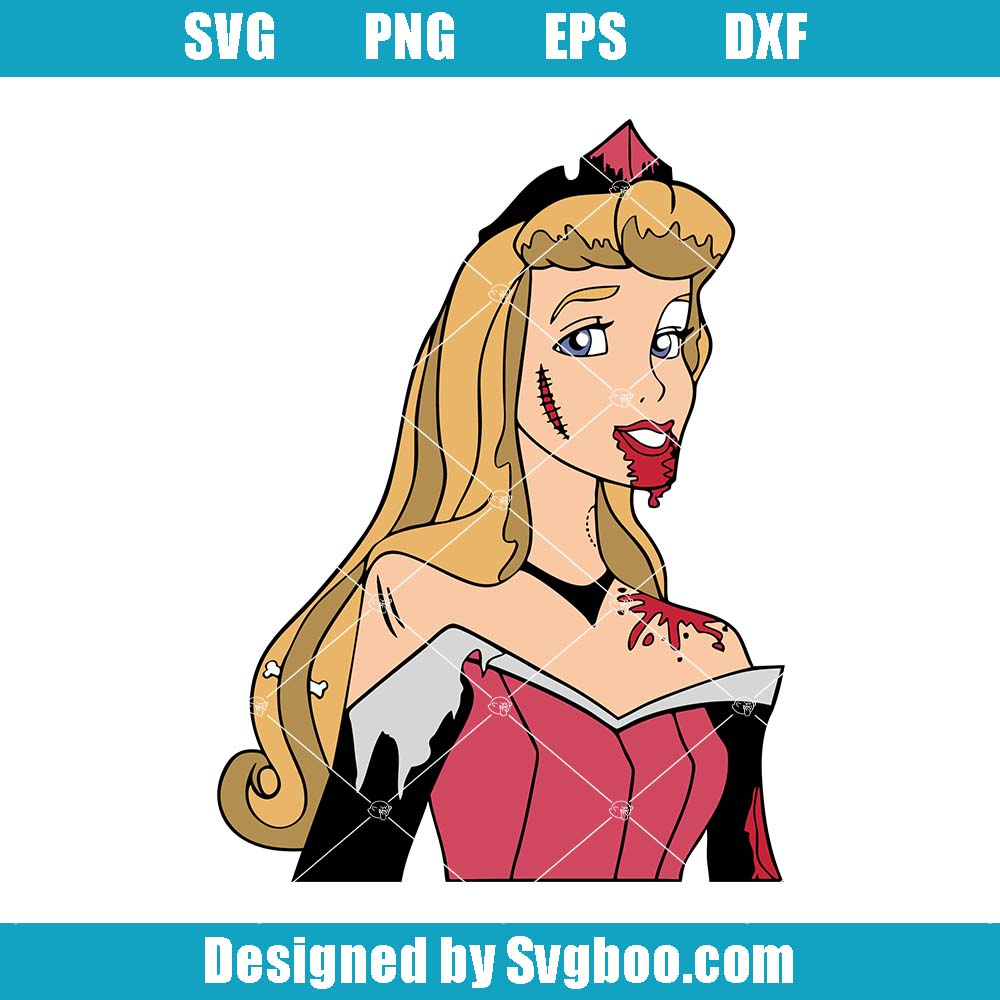 Aurora Princes Svg, Aurora Princess Zombie Svg, Witch Princess Svg Aurora Princes Svg