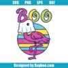Boo Flamingo Svg