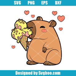 Cute Capybara Svg