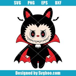 Cute Labubu Vampire Svg