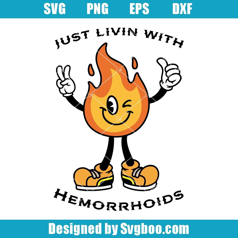Hemorrhoid Joke Svg, Rude White Elephant Svg, Dirty Inappropriate Svg Hemorrhoid Joke Svg