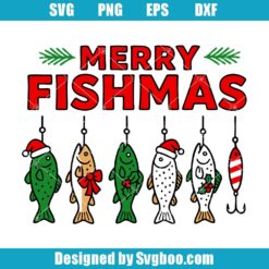 Merry Fishmas Svg
