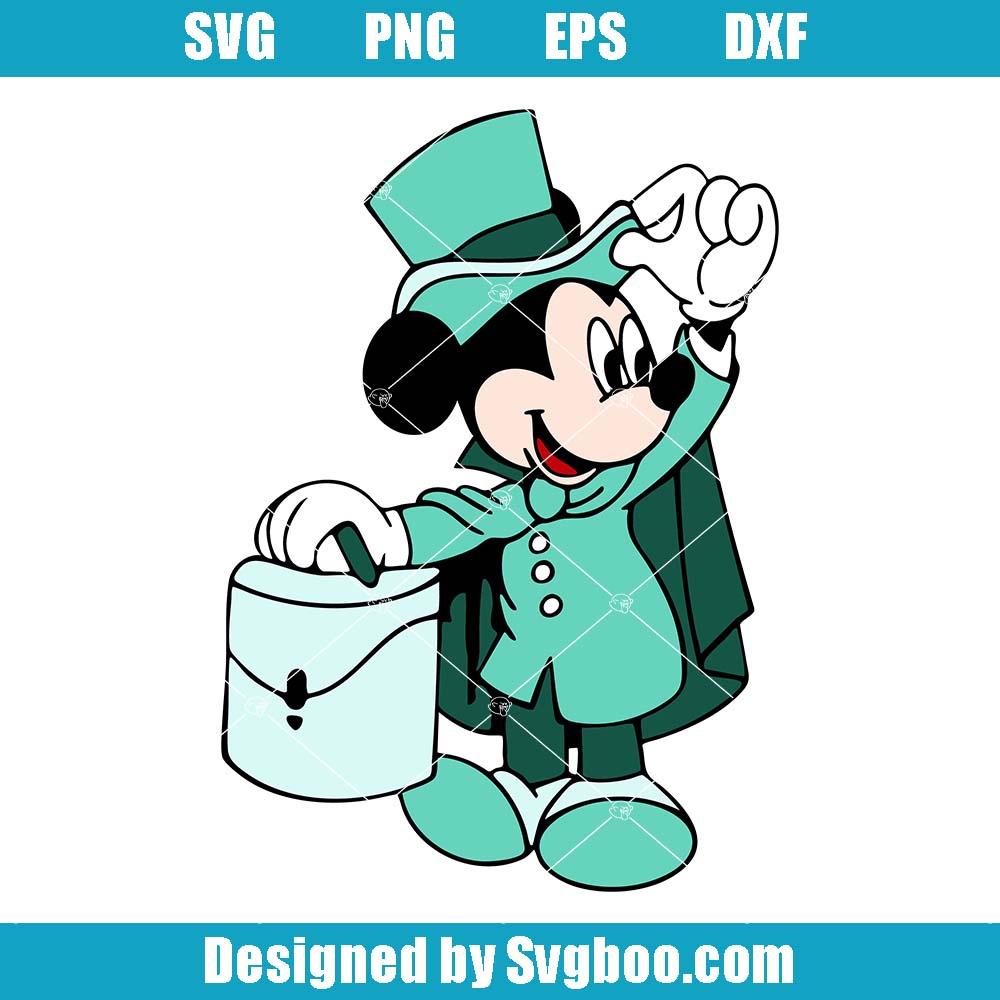 Mickey Mous Haunted Mansion Svg, Mickey Haunted House Pals Svg