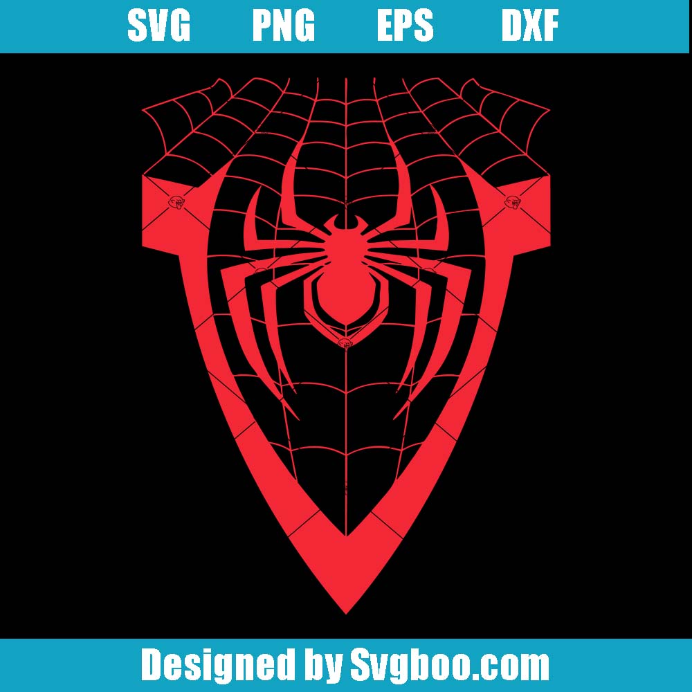 Spiderverse Digital Svg, Spiderman Logo Svg, Miles Morales Svg