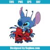 Stitch In Red Suit Svg
