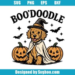 Boo’doodle Halloween Dog Svg
