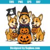 Corgi Halloween Svg
