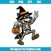 Cute Halloween Raccoon Skeleton Svg