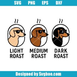 Dachshund Roast Levels Art Svg