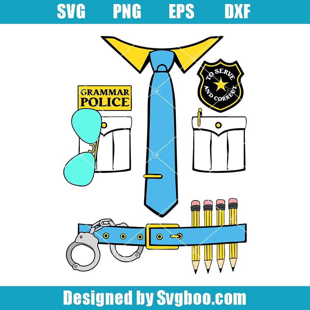 Grammar Police Svg, Spooky Season Svg, Halloween Pumpkin Svg Grammar Police Svg