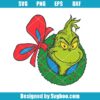 Grinch Christmas Wreath Svg