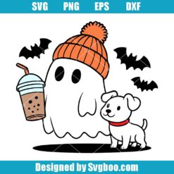 Halloween Ghost Puppy Svg