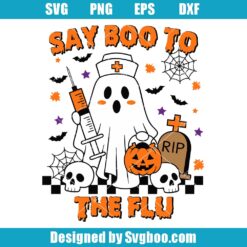 Halloween Nurse Ghost Svg
