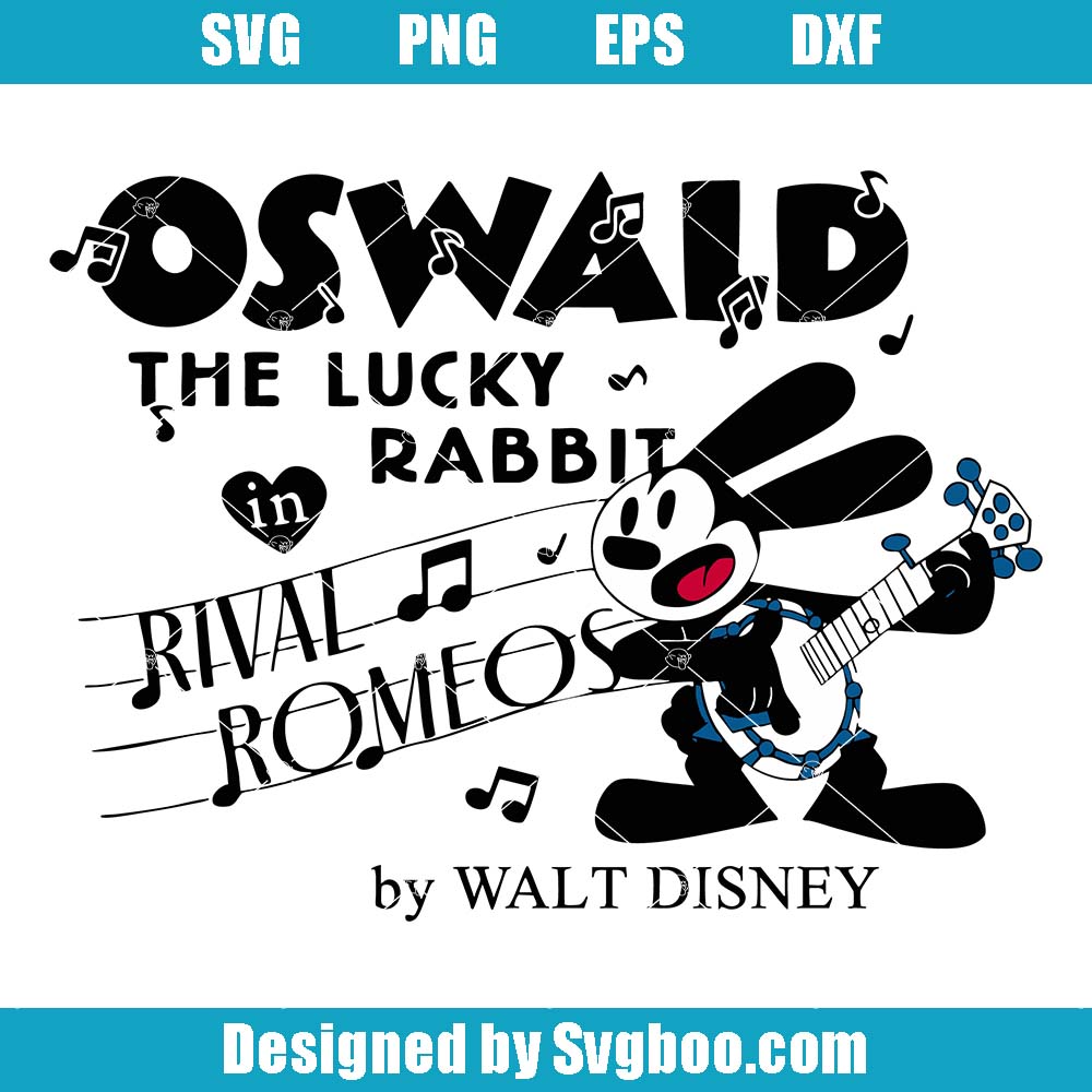 Mickey Mouse 'Rival Romeos' Svg, Epic Mickey Oswald Svg Mickey Mouse 'Rival Romeos' Svg