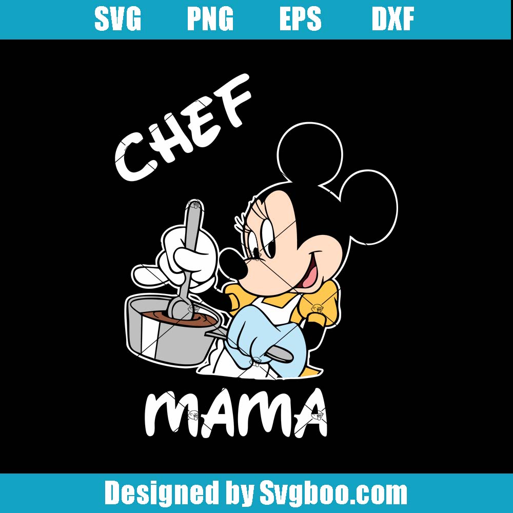 Minnie Mouse Apron Svg, Disney Baking Apron Svg, Disney Lover Gift Minnie Mouse Apron Svg
